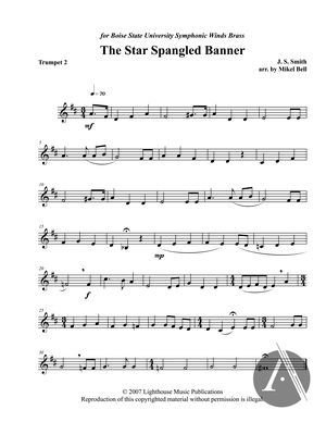 The Star Spangled Banner (trumpet 2) 