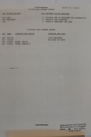 Action Data Summary Report, Record ID 9406072 Action Data Summary Report, Record ID 9406072