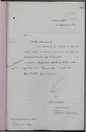 Correspondence re: Case of the Correspondence re: Case of the