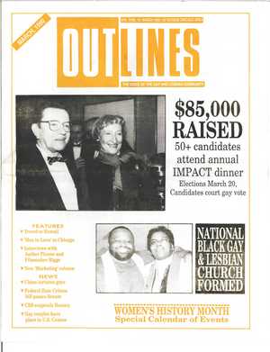 Outlines, The Voice of the Gay and Lesbian Community, Vol. 3 No. 10, March 1990 Outlines, The Voice of the Gay and Lesbian Community, Vol. 3 No. 10, March 1990