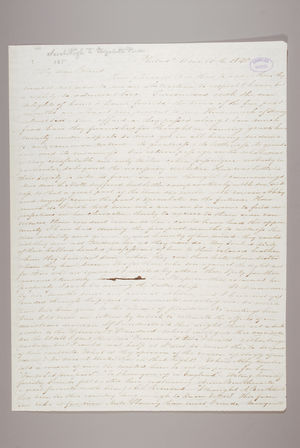 Letter from Sarah Pugh to Elizabeth Pease Nichol, November 16, 1840 Letter from Sarah Pugh to Elizabeth Pease Nichol, November 16, 1840