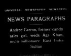 Universal Newsreels, Release 102, December 21, 1929