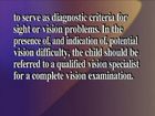 Aspects of Functional Vision & Screening Procedures