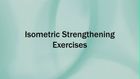 Your Shoulder Replacement Surgery at Mayo Clinic, Isometric Strengthening Exercises