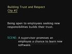 Building Trust and Showing Respect, Clip no. 2