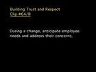 Building Trust and Showing Respect, Clip no. 6a