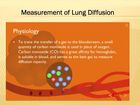 Healthy Learning - Respiratory Series, Diffusing Capacity Physiology and Measurement