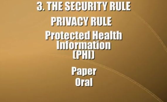 the security rule