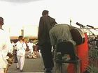 C.L.R. James Funeral Celebration of a Life, Coffin arrives at airport: Tape 2
