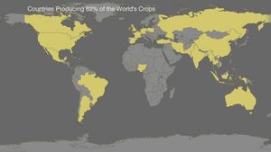 Global food imbalances, 21st century