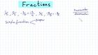 College Algebra, Chapter 1: Intro to Algebra, Fractions: Fractions