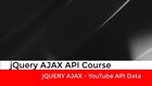 A JQuery API Exercise with YouTube Data for your Website