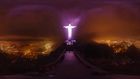Sunset on Rio's Christ the Redeemer