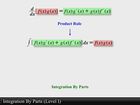 Calculus II, Episode 1, Integration by Parts (1 of 6)