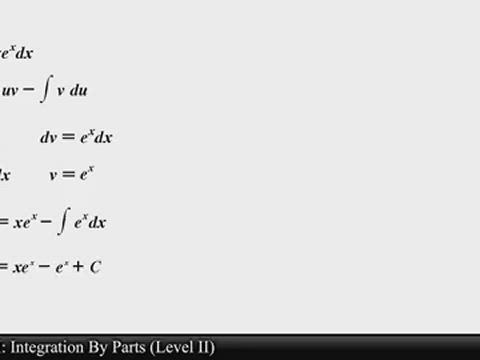 Calculus Ii Episode 2 Integration By Parts 2 Of 6 Alexander Street A Proquest Company