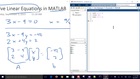 Solve Linear Equations with MATLAB